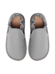chaussures et pantoufles en cuir à semelle souple pieds nus pour enfants et adultes