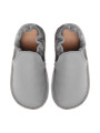 chaussures et pantoufles en cuir à semelle souple pieds nus pour enfants et adultes