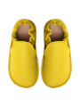 chaussures et pantoufles en cuir à semelle souple pieds nus pour enfants et adultes