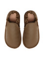 chaussures et pantoufles en cuir à semelle souple pieds nus pour enfants et adultes