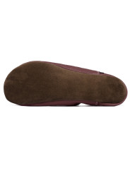 soft leather slippers for children and adults, warm lining
