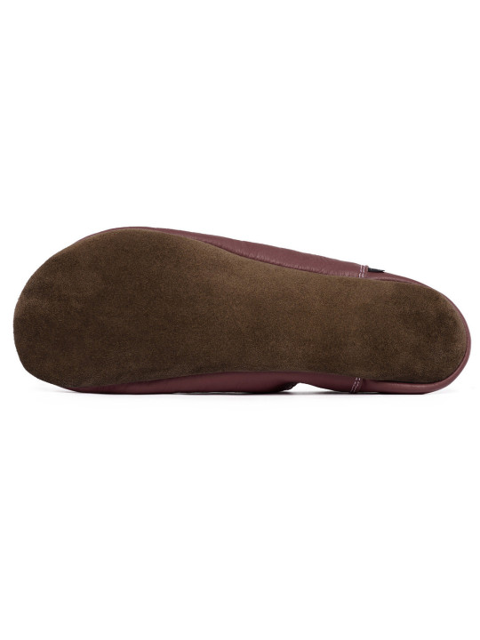 soft leather slippers for children and adults