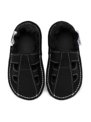 summer leather shoes nero