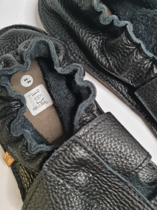 summer leather shoes nero