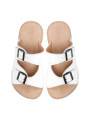 Double buckle sandals choose colors
