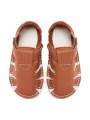 summer soft sole shoes - brandy