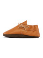 Moccasins slippers brandy