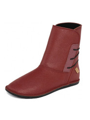 bottes cuir minimalistes barefoot doublure cuir laine ou polaire fait main