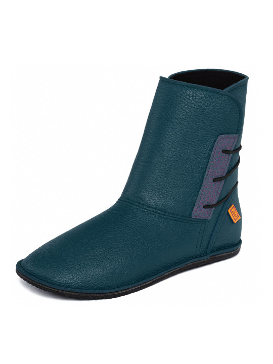 bottes cuir minimalistes barefoot doublure cuir laine ou polaire fait main