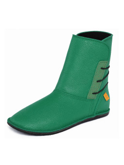 bottes cuir minimalistes barefoot doublure cuir laine ou polaire fait main