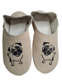 Custom Embroidered Leather Slippers & Shoes | Sizes 18–48 | Tomar Creation
