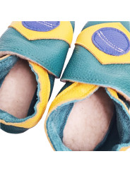 Chaussons barefoot drapeau Brésil | Option doublée hiver | Tomar Creation