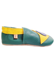 Barefoot Slippers Brazil Flag | Winter Lined Option | Tomar Creation