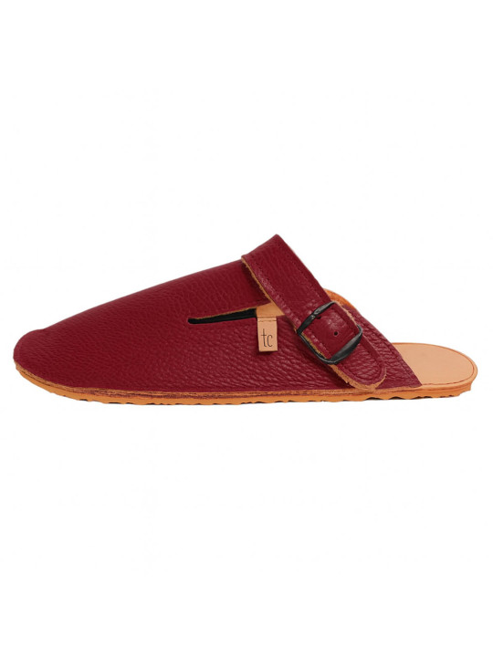 Chaussures en cuir sabots barefoot espace aux orteils, semelle flexible et plate