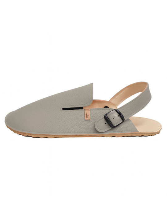 Chaussures en cuir sabots barefoot espace aux orteils, semelle flexible et plate