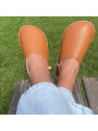 Babouches cuir barefoot artisanales