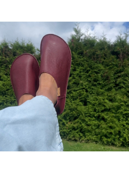 Babouches cuir barefoot artisanales
