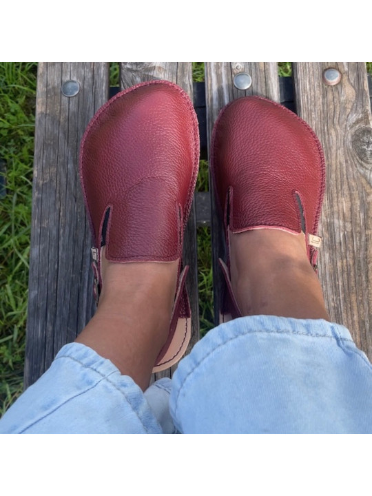 Bareclog – Sabots Minimalistes en Cuir – Doublure au Choix – Semelles Flexibles et Plates | Tomar Creation