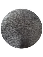 Les babouches en cuir chaussons gris