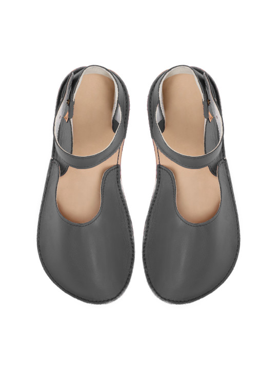 ballerina barefoot sandals extra flexible fog