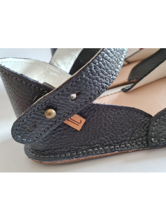 Ballerine barefoot sandales extra flexible fog