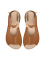 Sandals extra flexible barefoot brown