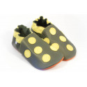 Soft slippers with dots