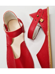 baletka extra flexibilné barefoot sandále rosso fueco