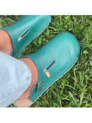 Barefoot clogs  soft leather, women's and men's slippers shoes