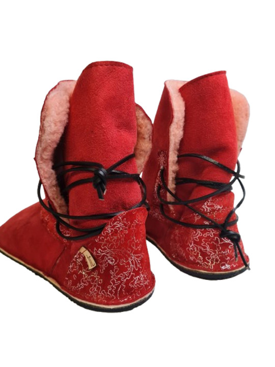 Kožušinové Boots – Minimalistický Barefoot Dizajn – Výber Podošvy | Tomar Creation