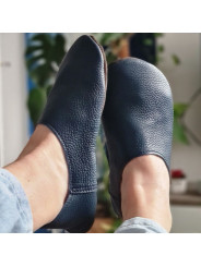 Soft leather babouche slippers, sizes 34 to 49, Tomar Creation