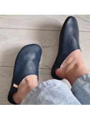 Soft leather babouche slippers, sizes 34 to 49, Tomar Creation