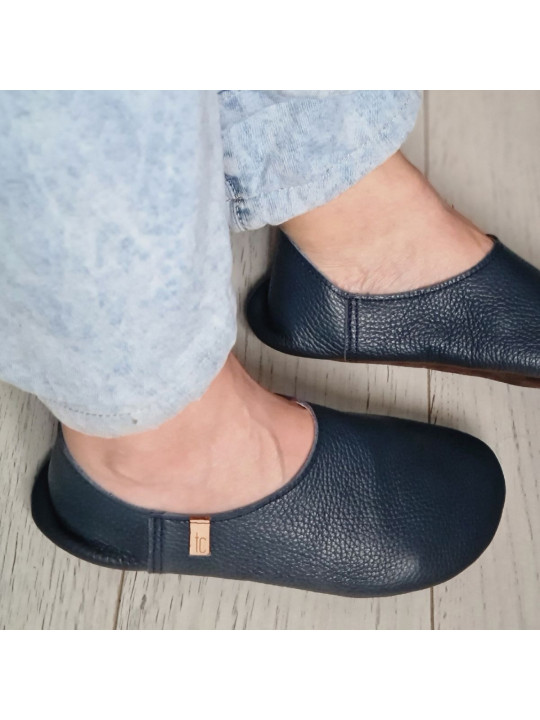 Chaussons babouches en cuir souple du 34 au 49 Tomar Creation