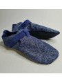 SLIM leather slippers with or without wool lining