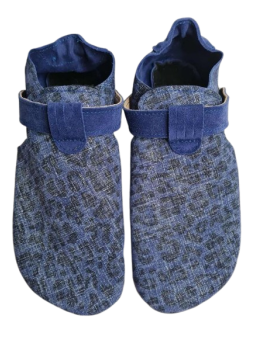 Chaussons cuir avec doubure polaire fermeture a scratch taille 40