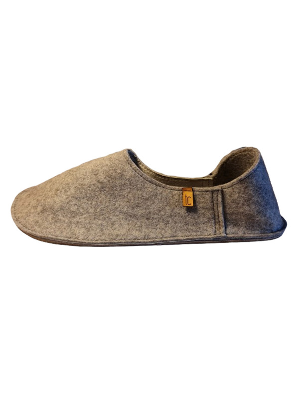 Wool slippers barefoot gum sole collection