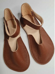 Balerinky extra mäkké barefoot vo farbe bruciato