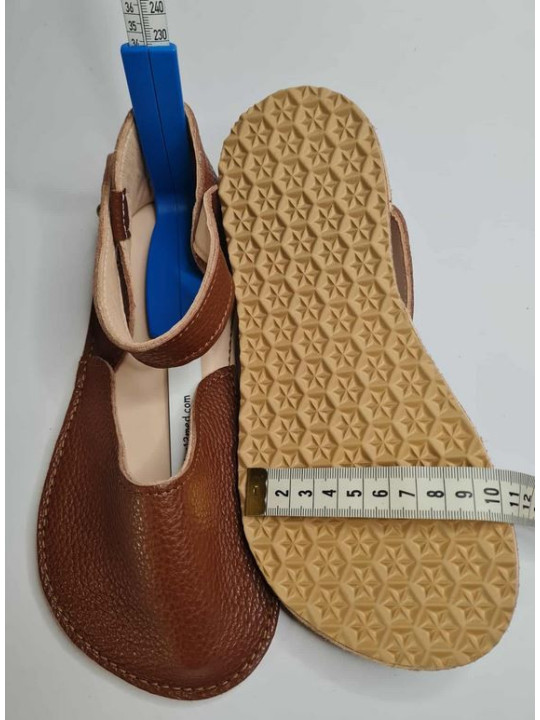 Balerinky extra mäkké barefoot vo farbe bruciato