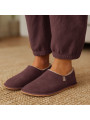 woolen slippers with sheepskin leather and wool