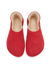 woolen slippers with sheepskin leather and wool