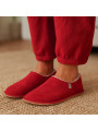 woolen slippers with sheepskin leather and wool