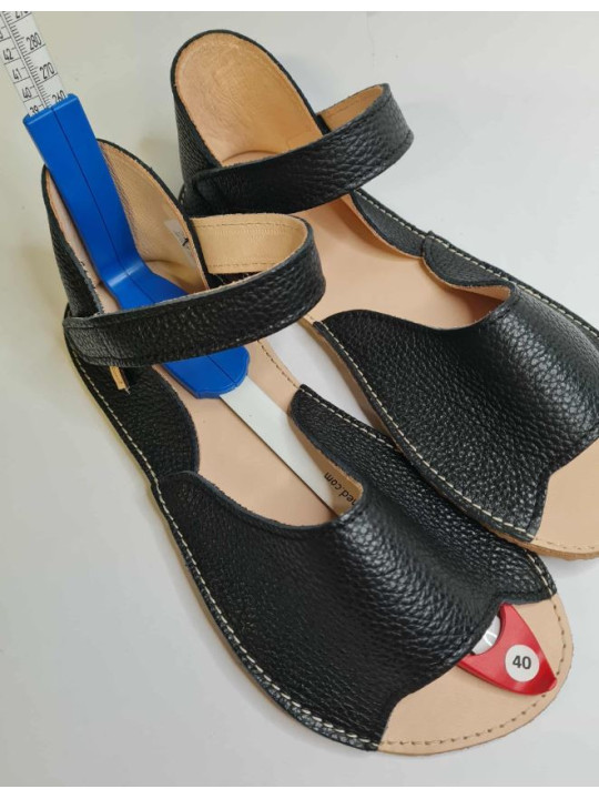 Sandále extra flexibilné barefoot kožene široké