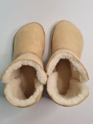 Bottines Basses Peau Lainée – Chaussons Minimalistes Mouton – Semelles au Choix | Tomar Creation