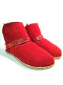 Low Sheepskin Boots – Minimalist Wool Slippers – Custom Sole Options | Tomar Creation