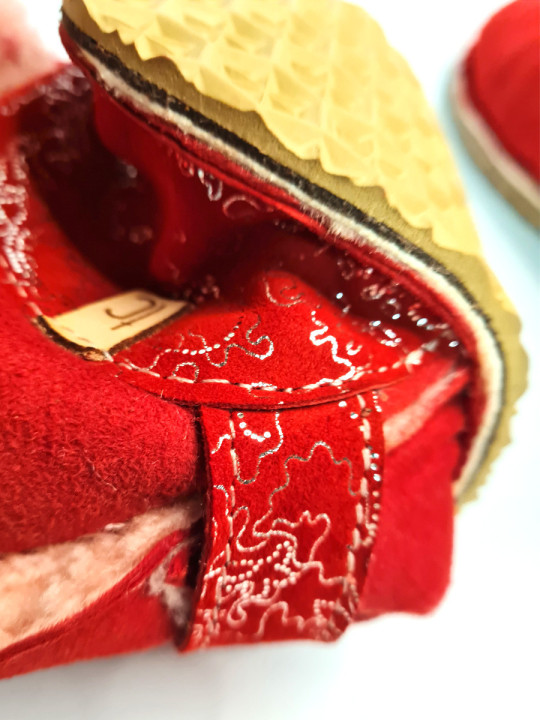 Low Sheepskin Boots – Minimalist Wool Slippers – Custom Sole Options | Tomar Creation