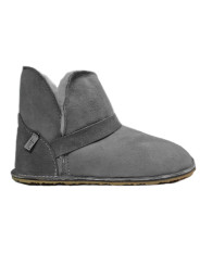 Low Sheepskin Boots – Minimalist Wool Slippers – Custom Sole Options | Tomar Creation