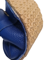 Bottines basses en cuir denim et laine – Chaud & minimaliste Semelles Flexibles | Tomar Creation