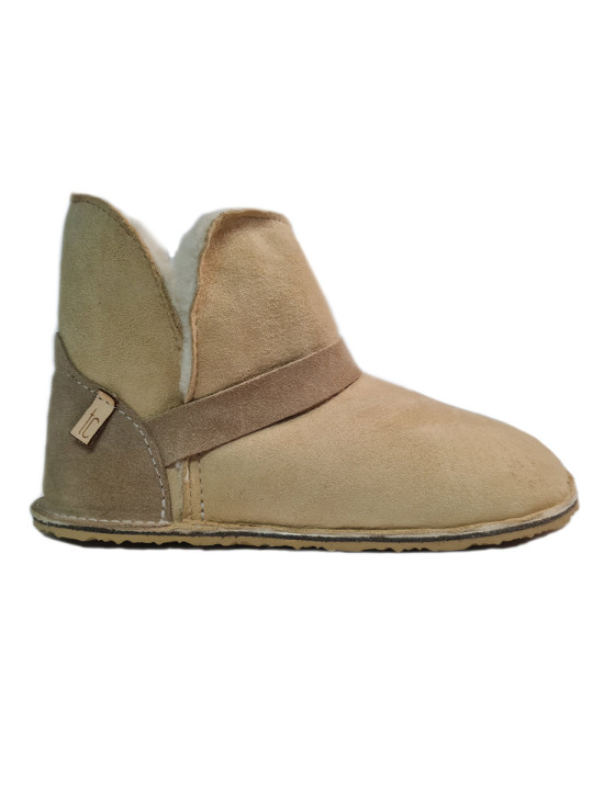 Bottines Basses Peau Lainée – Chaussons Minimalistes Mouton – Semelles au Choix | Tomar Creation