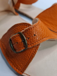 Sandále extra flexibilné barefoot kožene široké s nastaviteľnu prackou