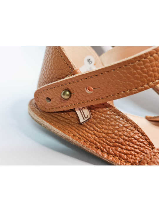 Balerinky extra mäkké barefoot vo farbe bruciato